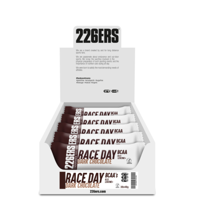 BOX RACE DAY BAR BCAAs 226ers - baton energetyczny o smaku ciemnej czekolady, 40g. (30 sztuk)
